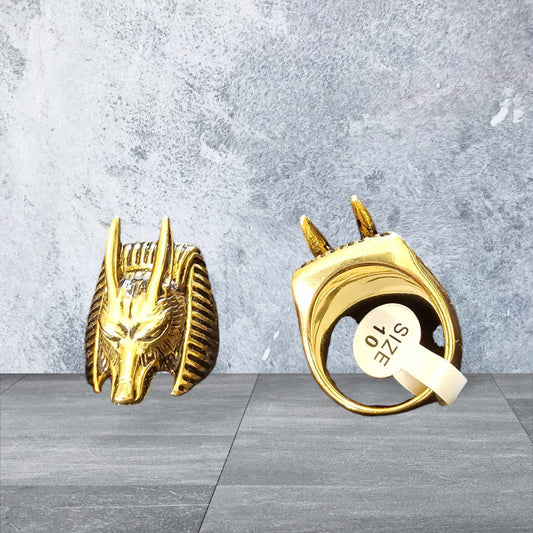 bague égyptienne anubis