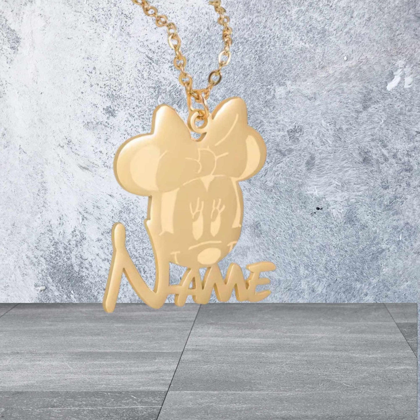 pendentif mini prénom personnalisé Disney