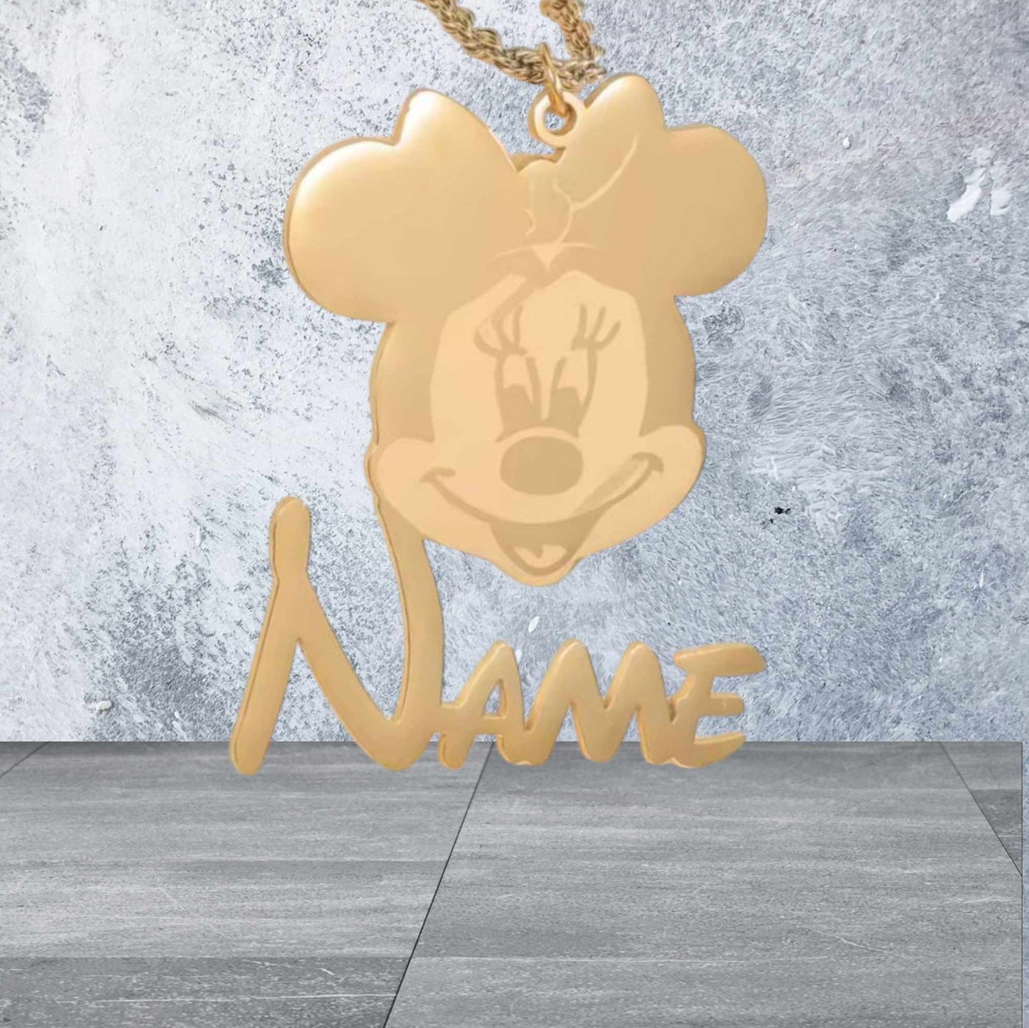 pendentif mini prénom personnalisé Disney