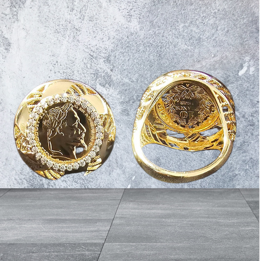 bague  pièces napoléon