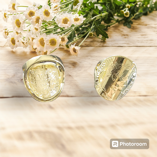 bague  napoléon plier taille 20 francs