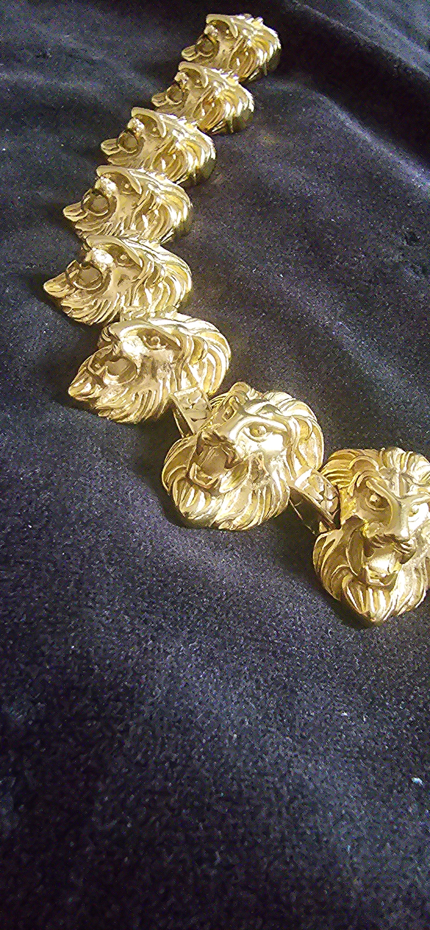 Collier homme lion
