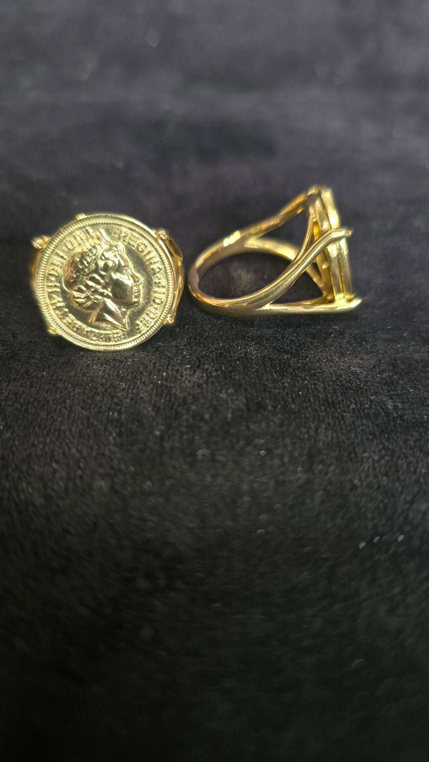 Bague pièces Elizabeth