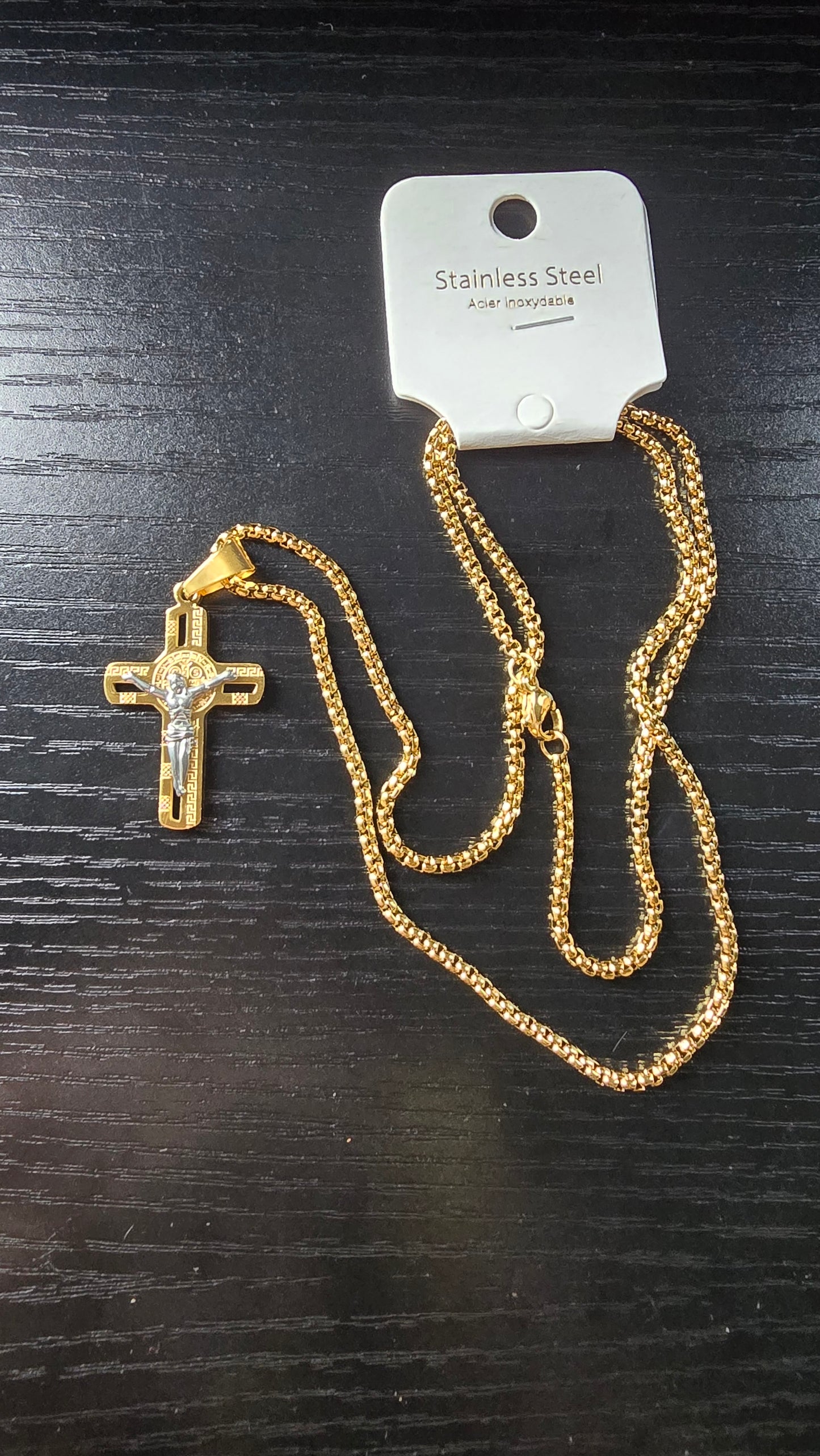 Collier Croix d'oré