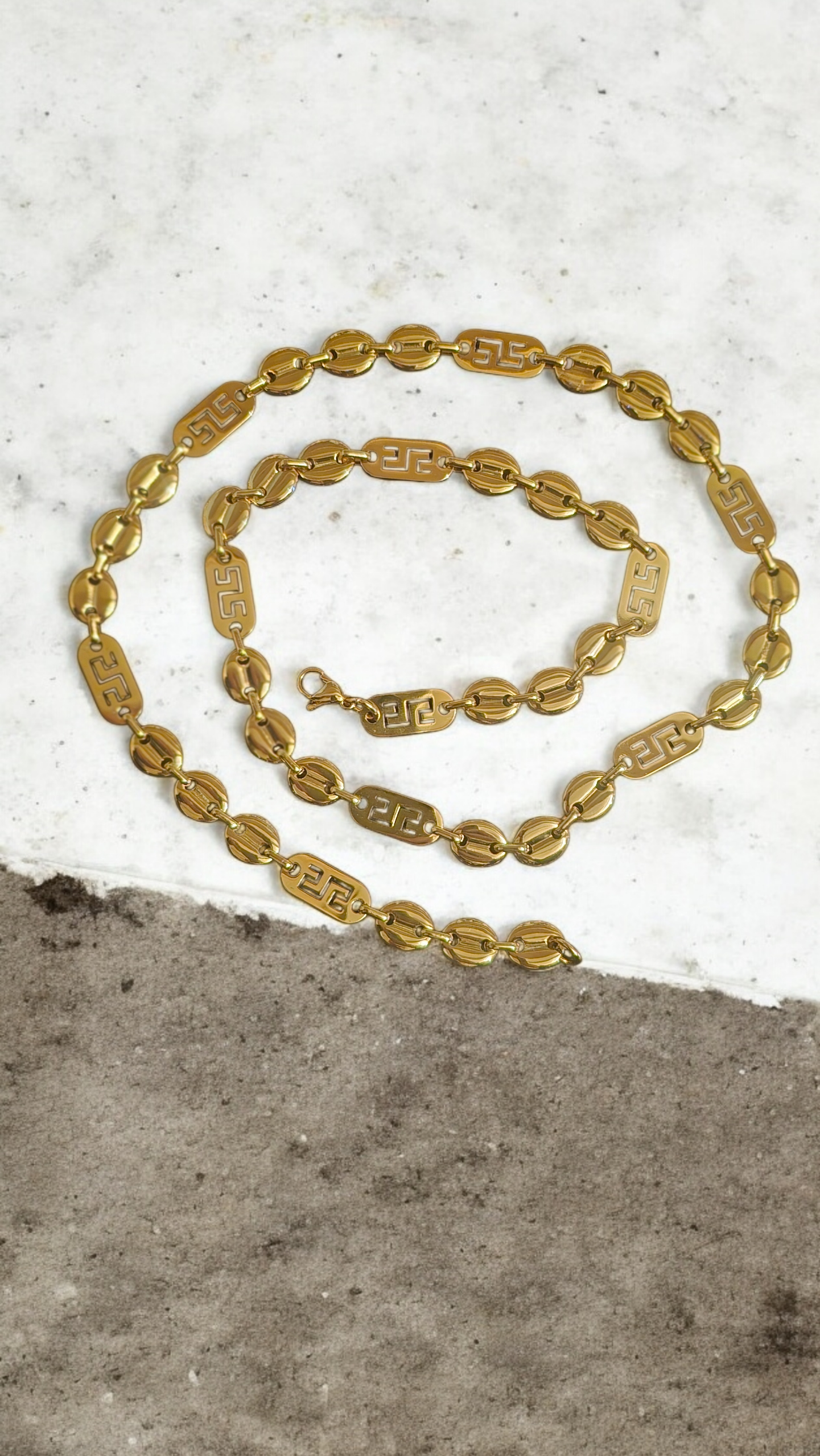 chaine grain de café givenchy XXL 12 mm 80 CM