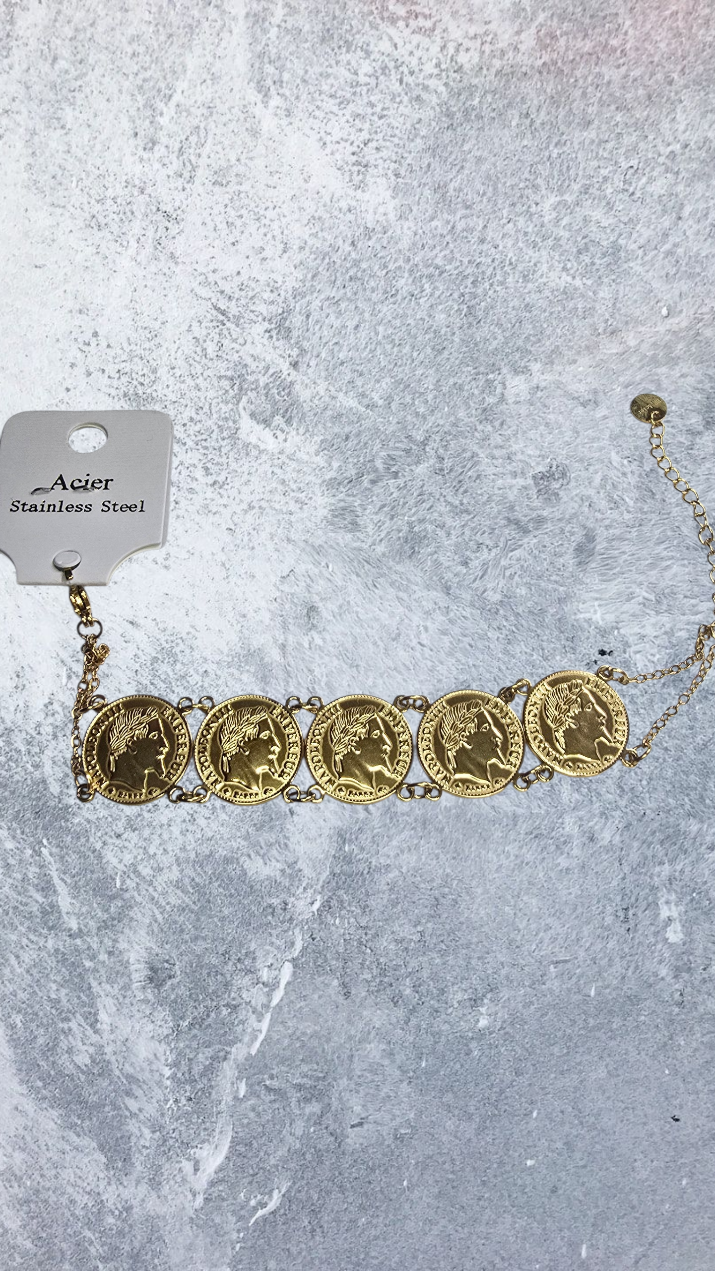 Bracelet pièces napoléon