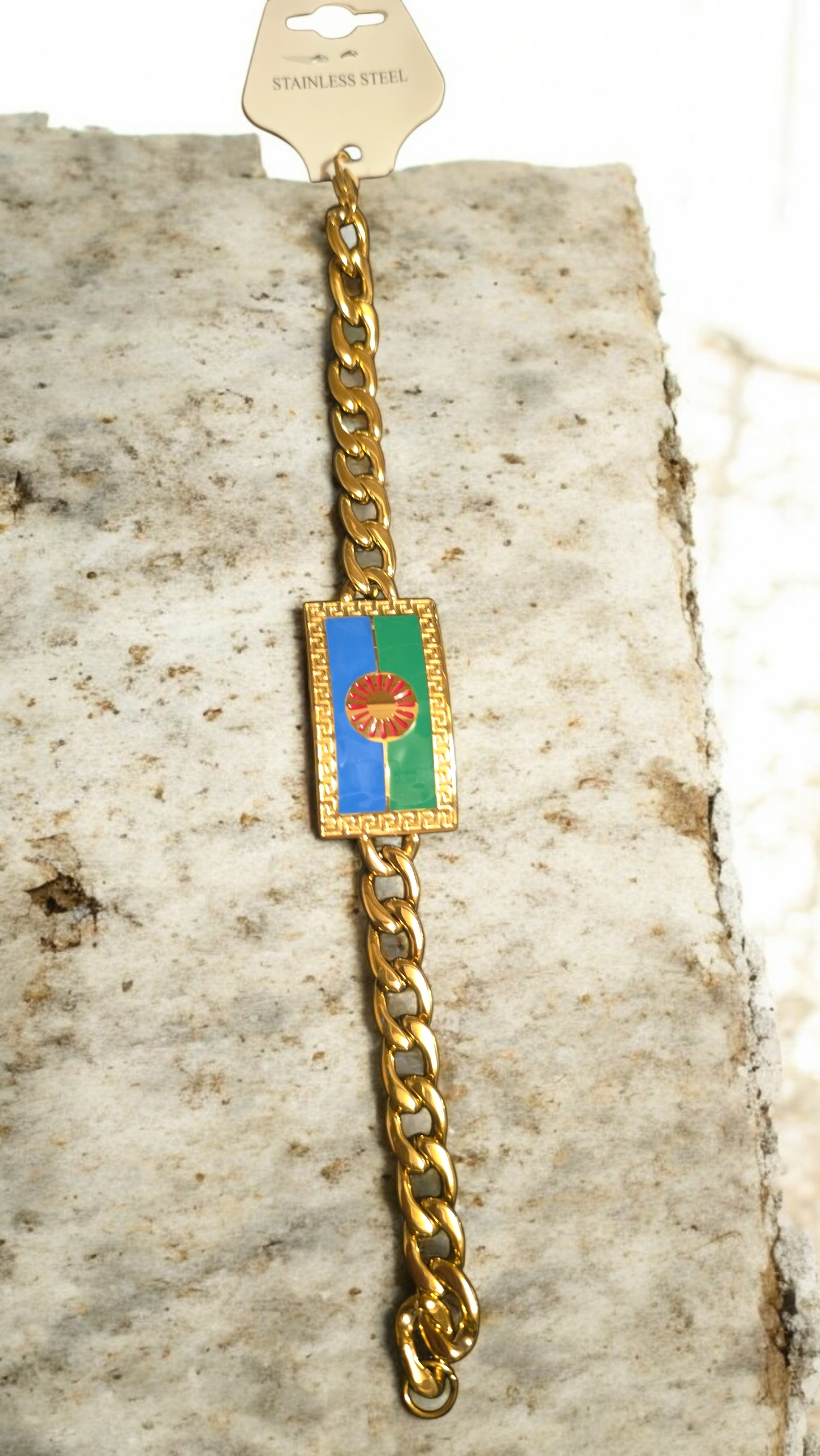 Bracelet avec drapeau voyageur