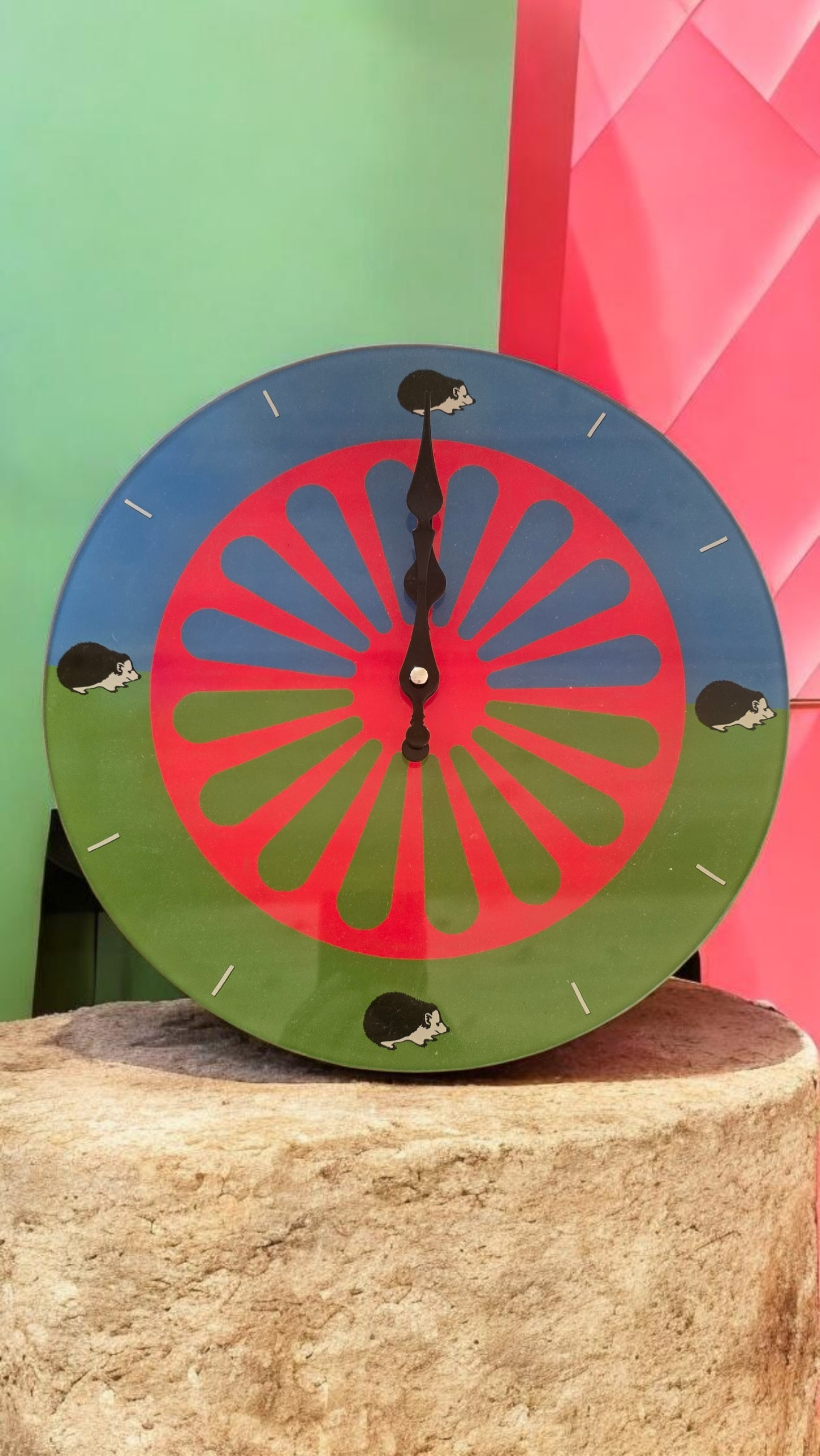 Horloge drapeau voyageur