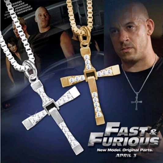 Colliers et pendentifs pour hommes, bijoux à la mode du film le Fast and Furious