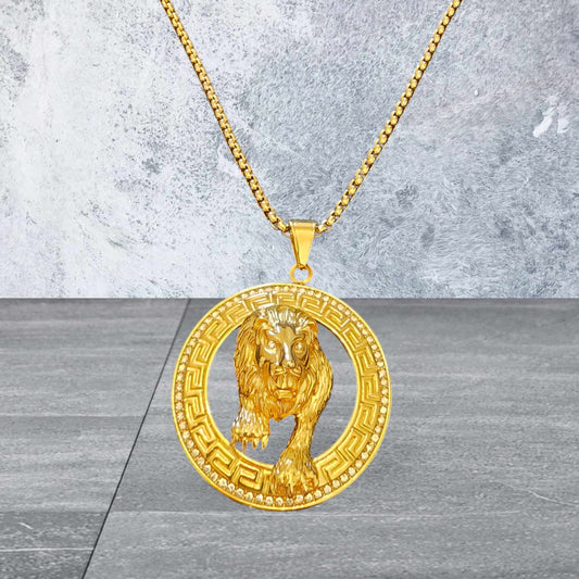 ensemble collier et  lion