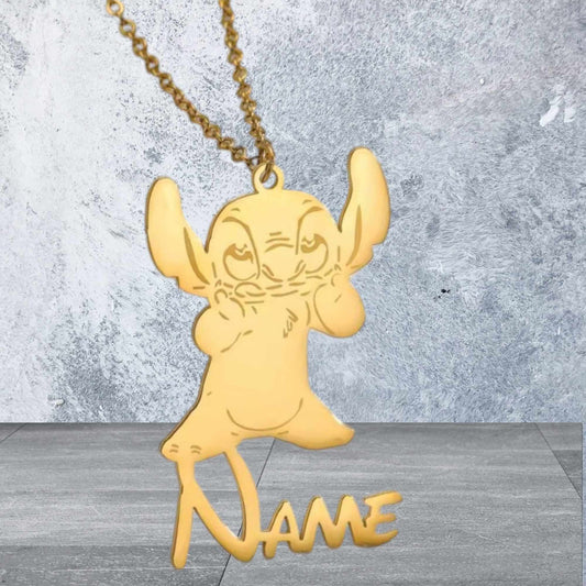 pendentif stich prénom personnalisé  Disney