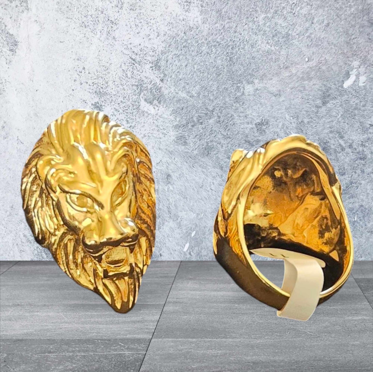 bague lion