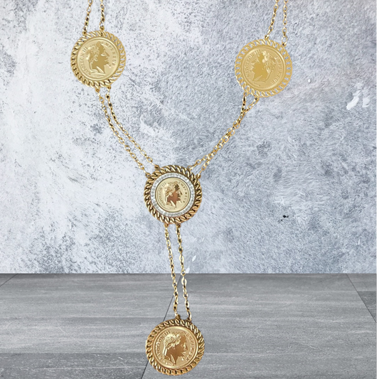 collier pièces napoléon