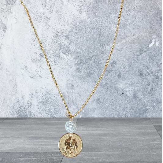 collier pièces napoléon