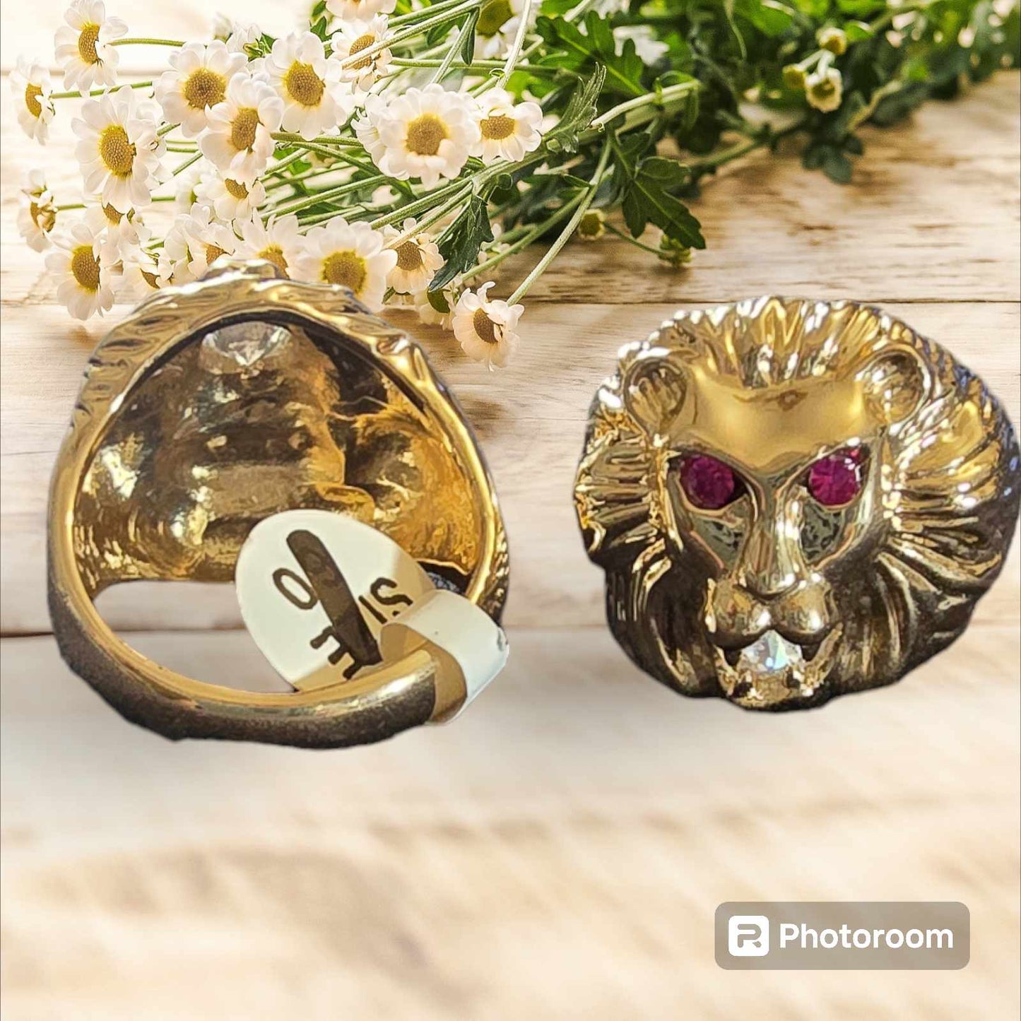 bague lion