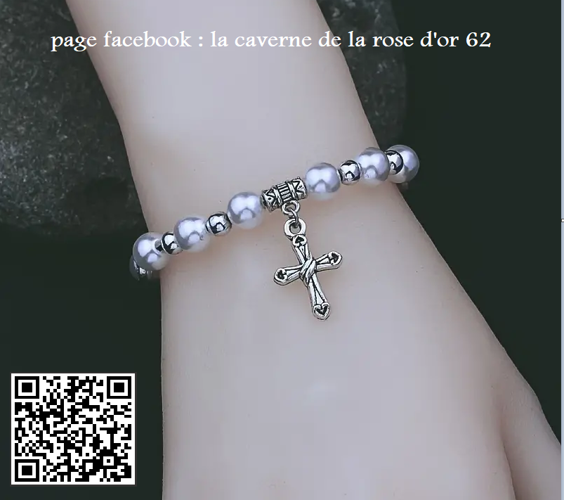 bracelet croix chrétien