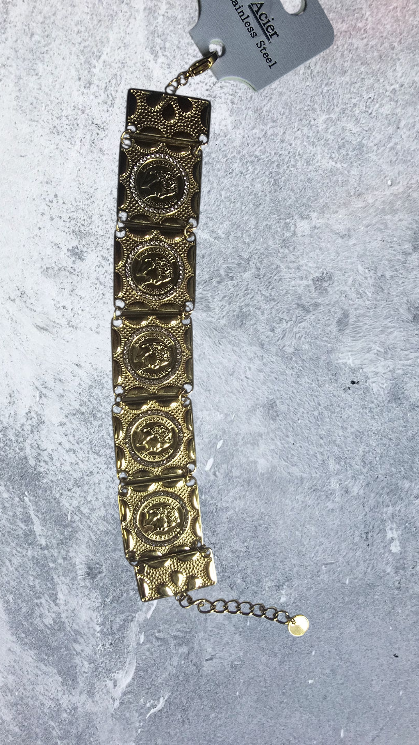Bracelet  pièces napoléon