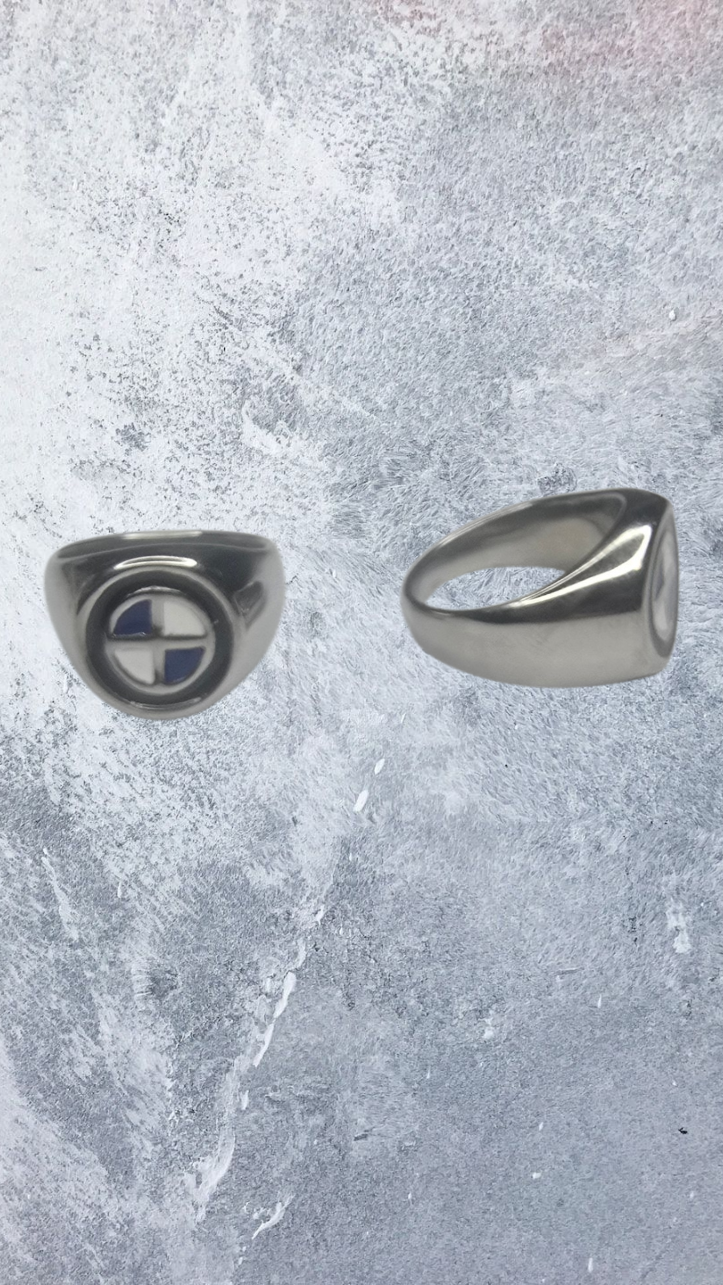 Bague BMW argenté