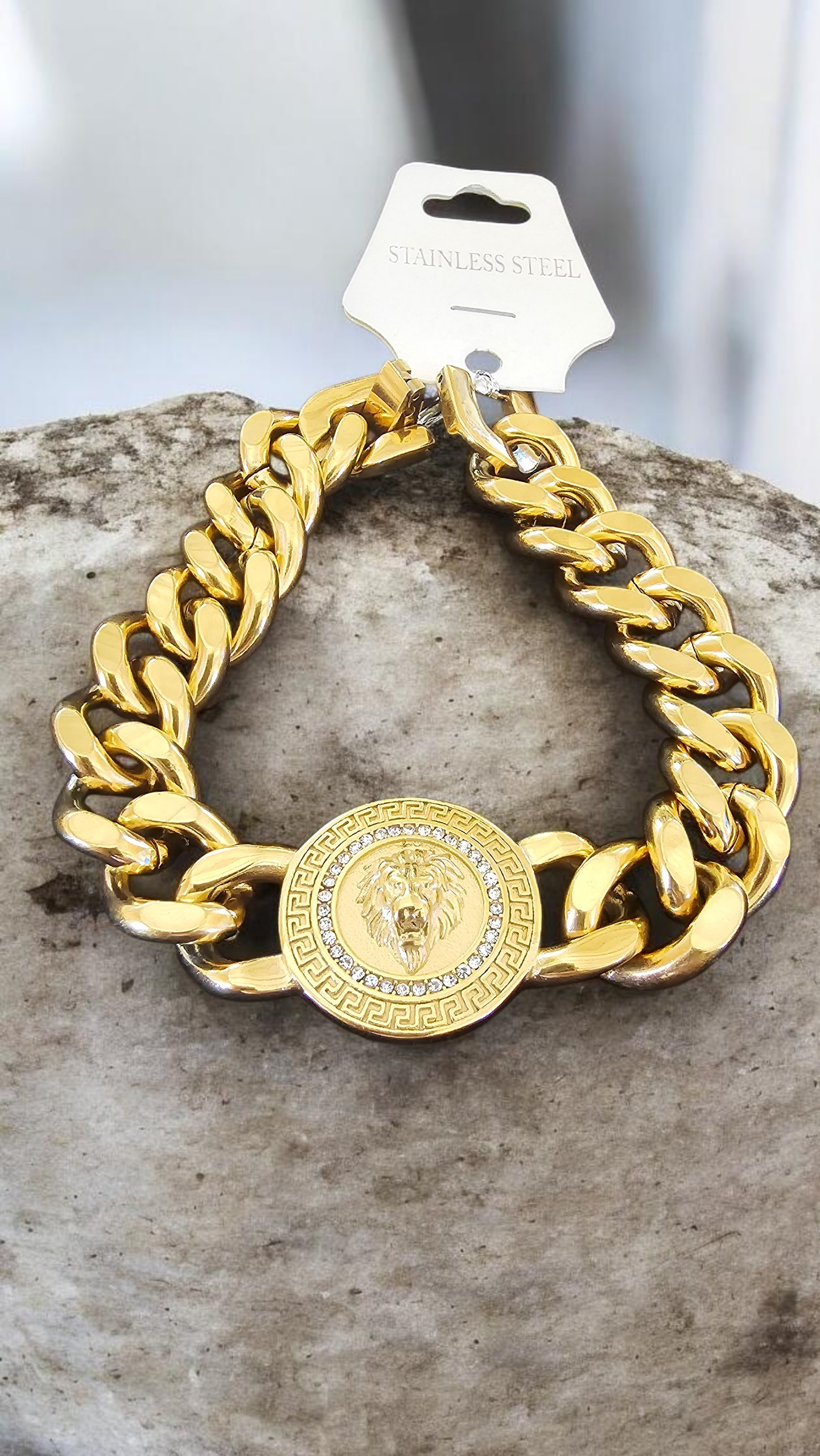 bracelet tête de lion
