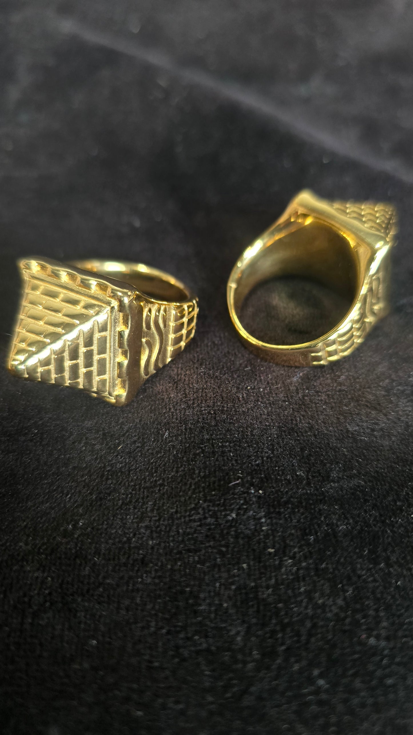 Bague pyramides  égyptienne