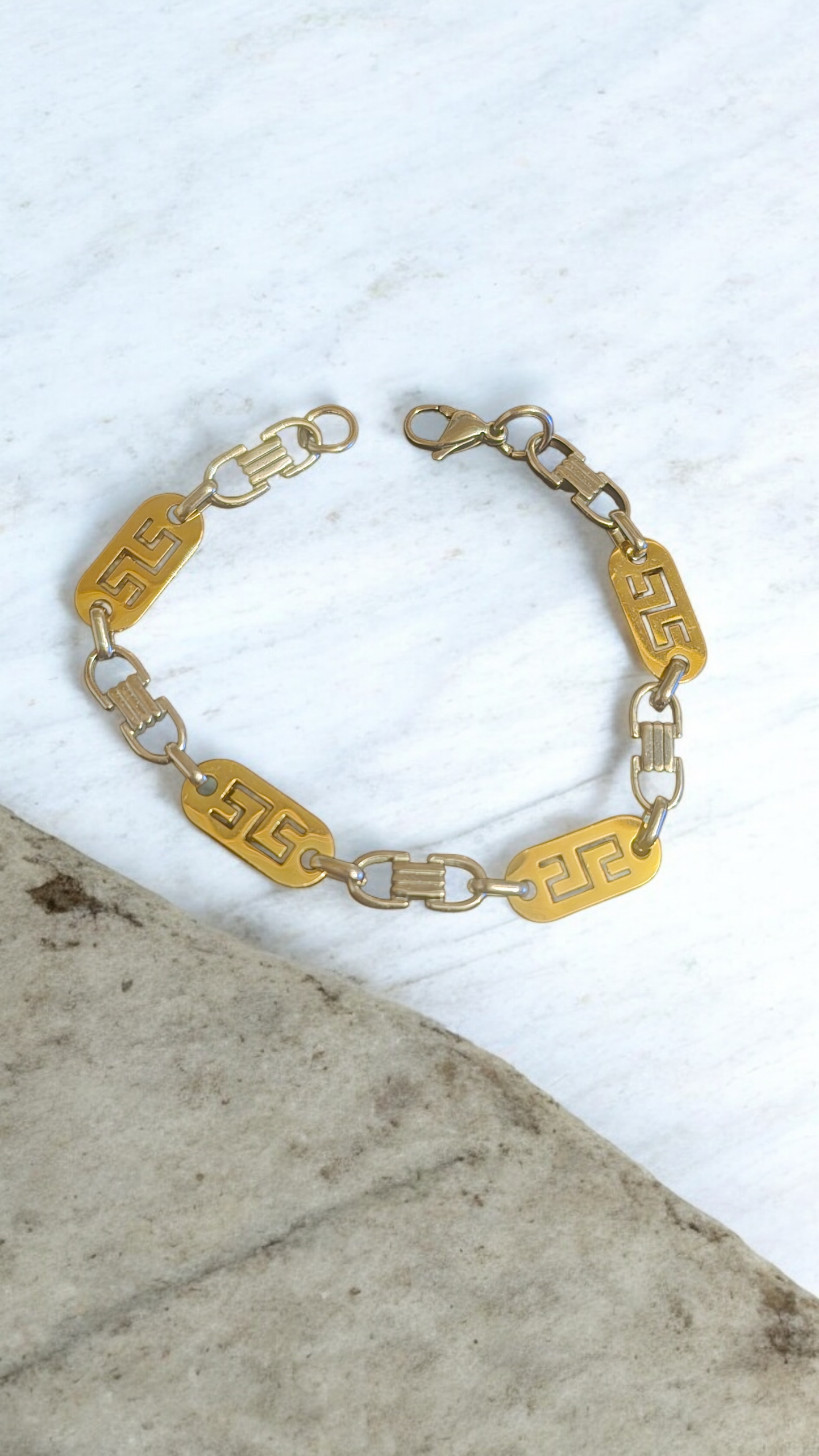 Bracelet givenchy argenté et d'oré