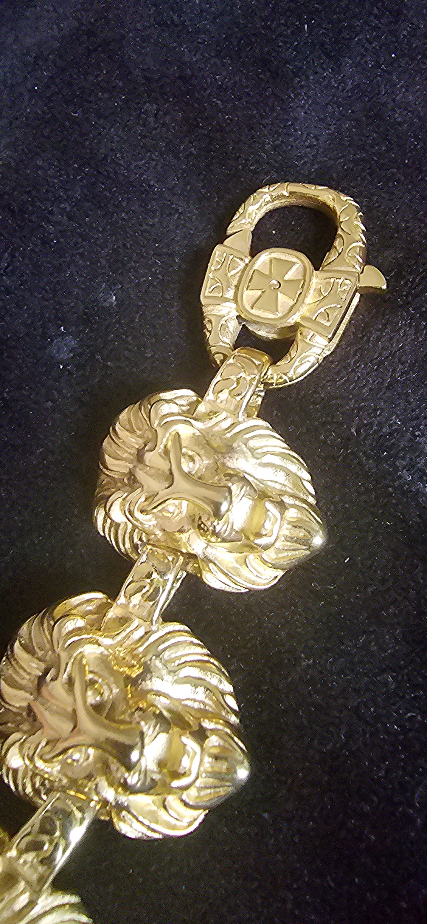 Collier homme lion