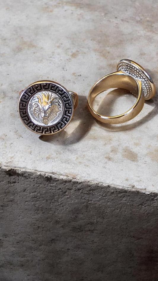 bague lion