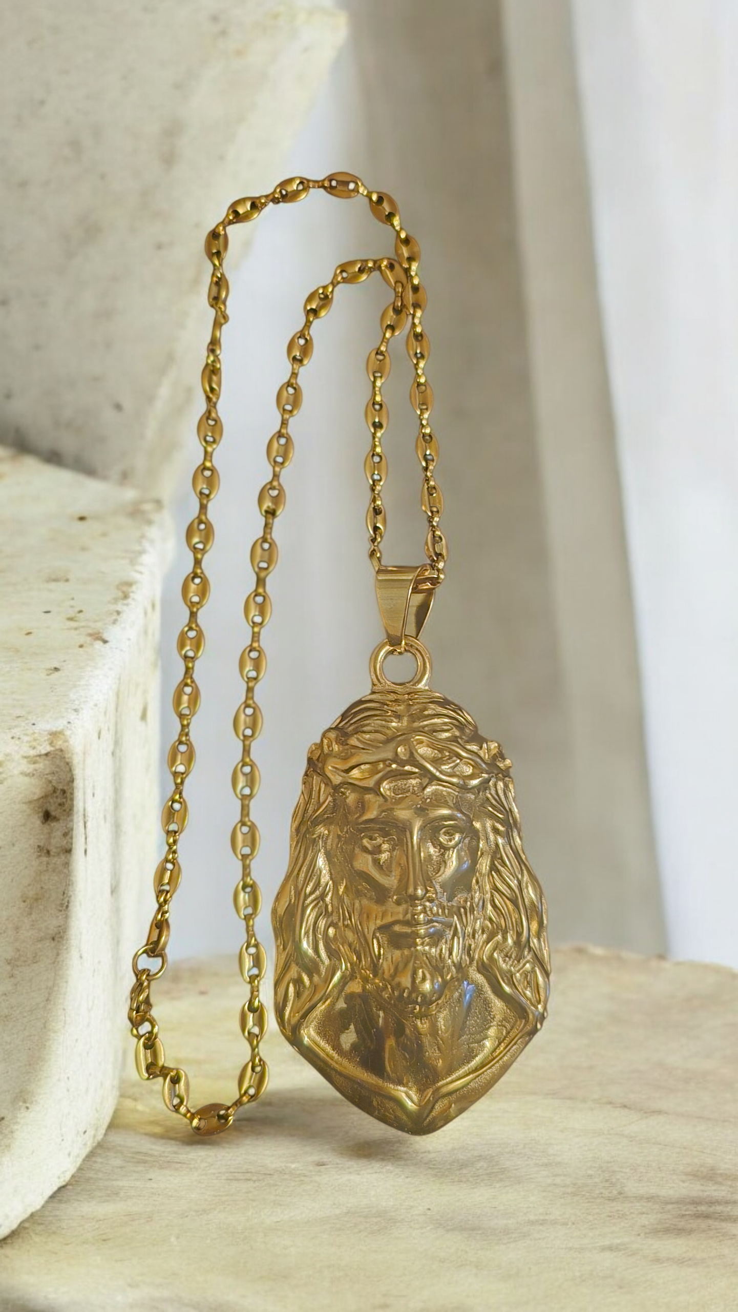 Tête  de christ XXL