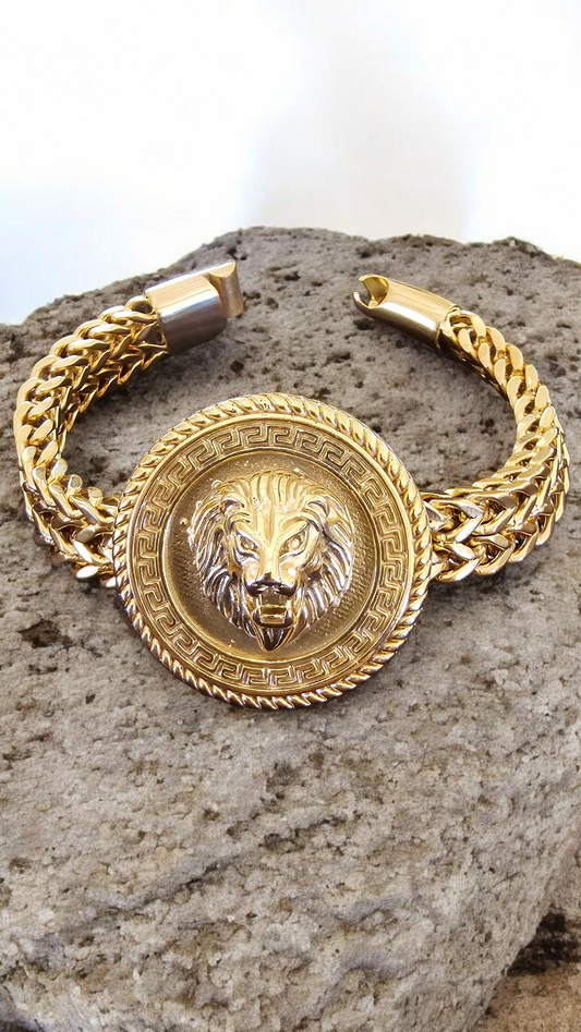 bracelet tête de lion