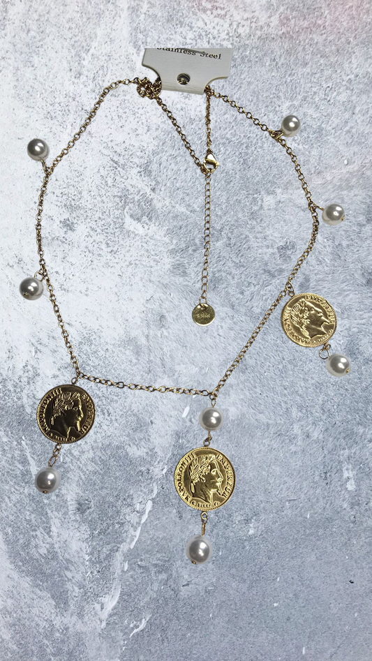 collier pièces napoléon