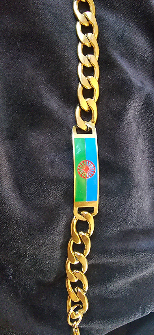 Bracelet avec drapeau voyageur