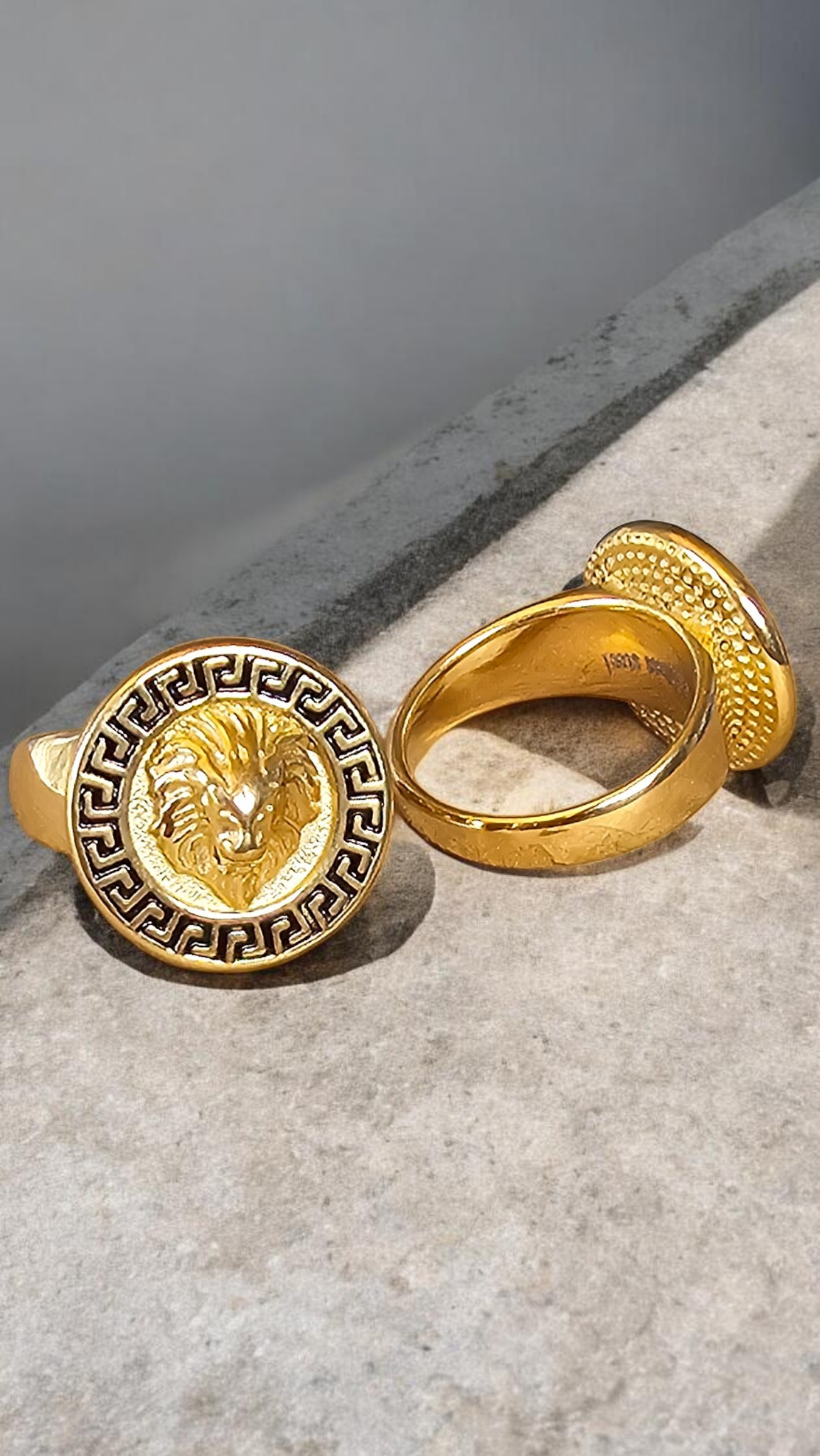 bague lion