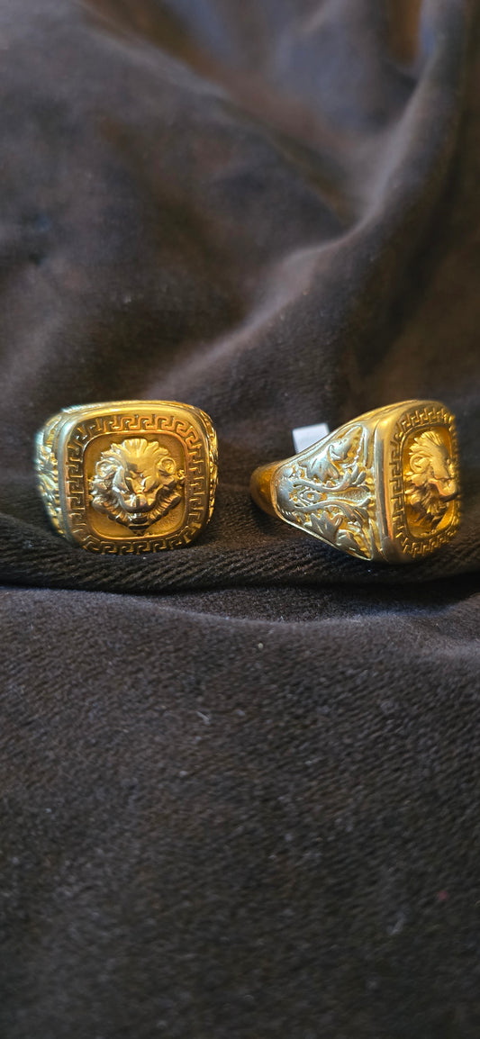 Bague lion