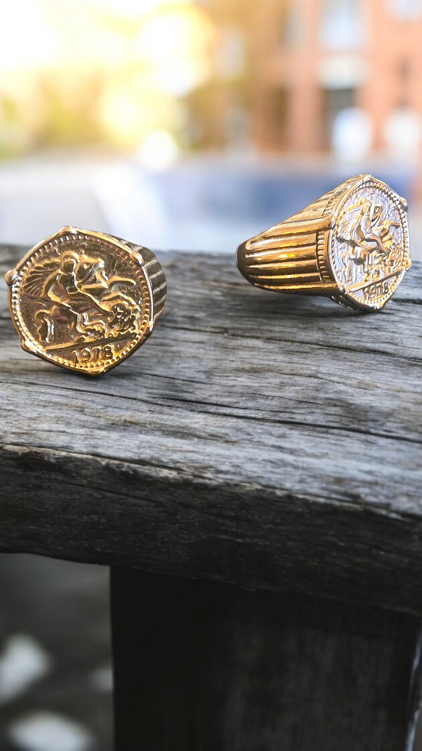 Bague pièce souverain