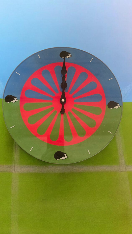 Horloge drapeau voyageur