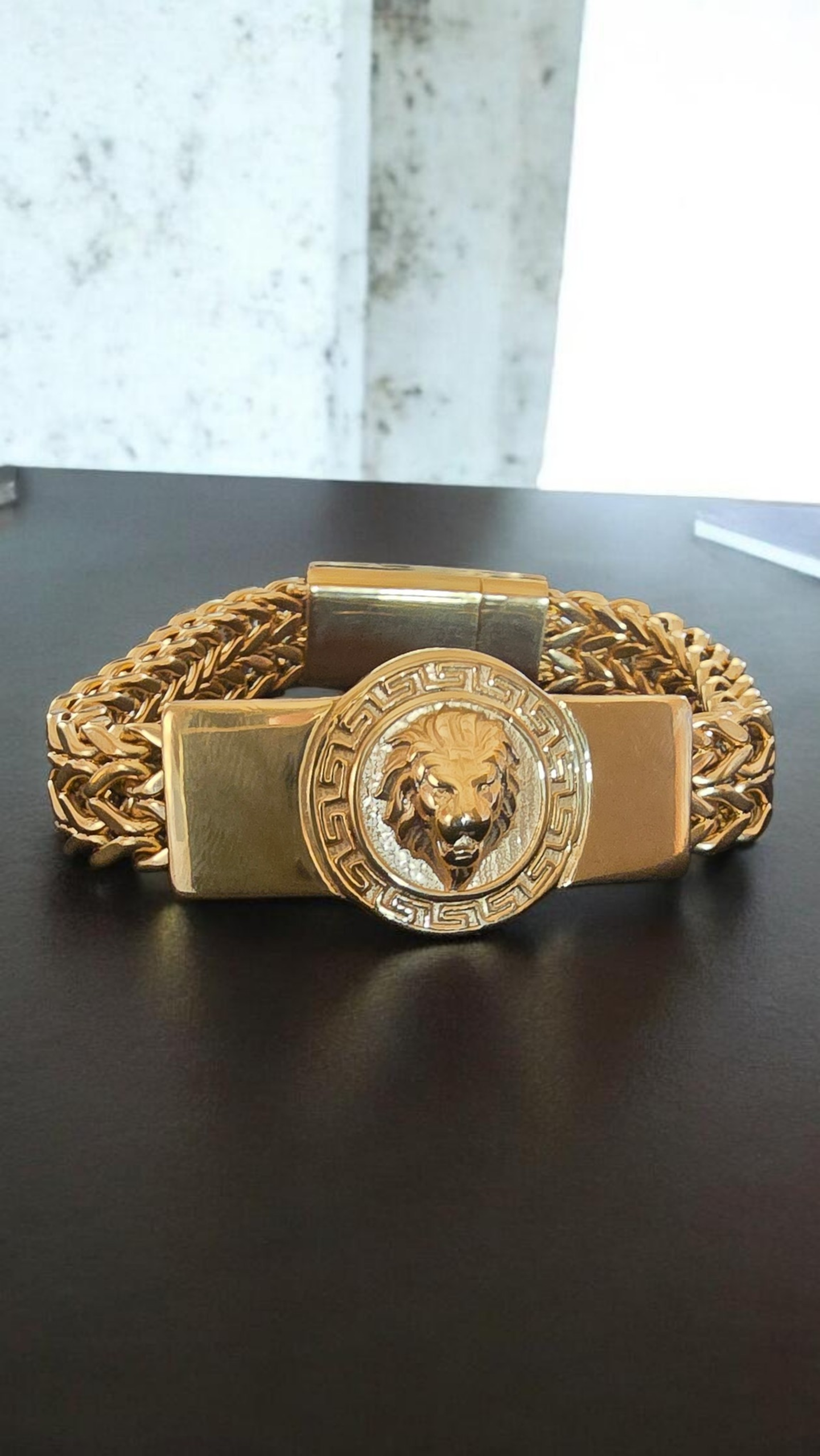 bracelet tête de lion