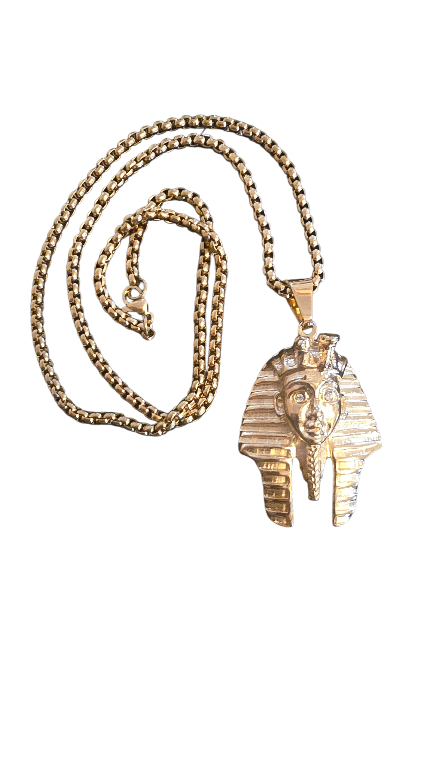 ensemble collier et  pendentif pharaons