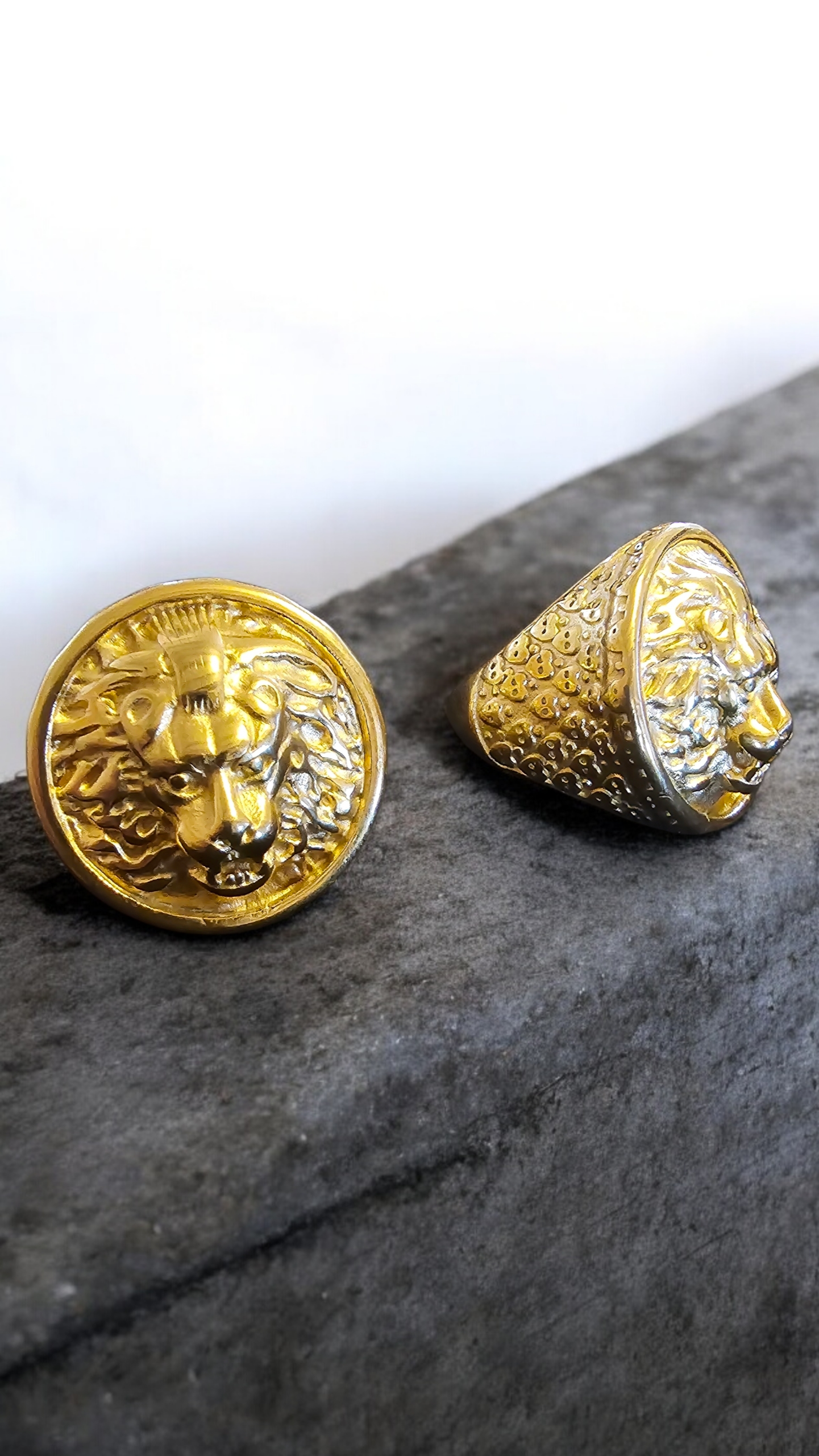 bague lion