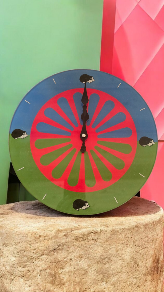 Horloge drapeau voyageur