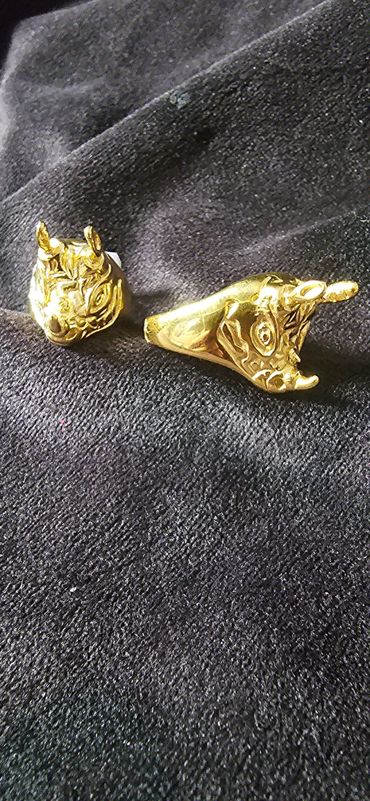 bague rhinocéros