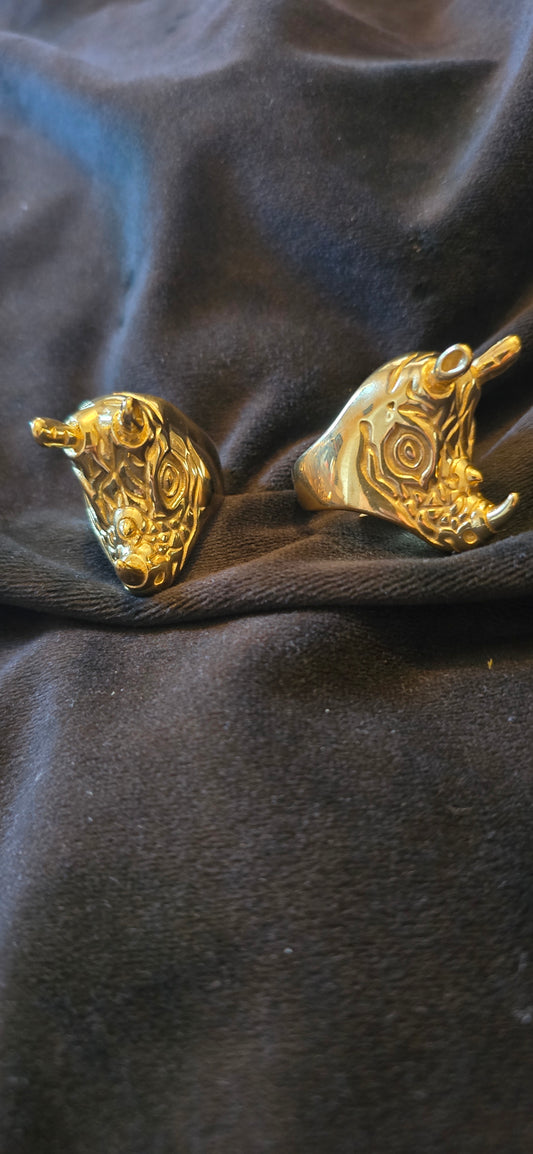Bague rhinocéros