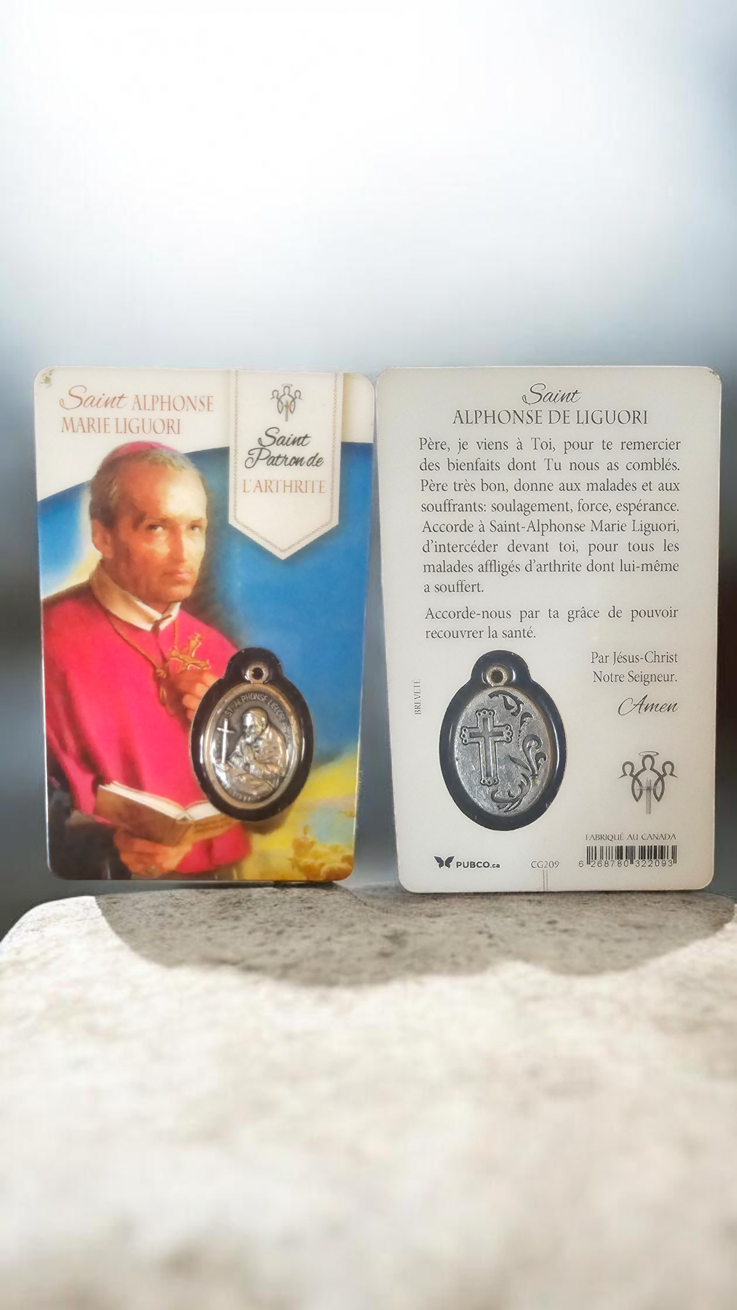 Médaille Alphonse marie liguori