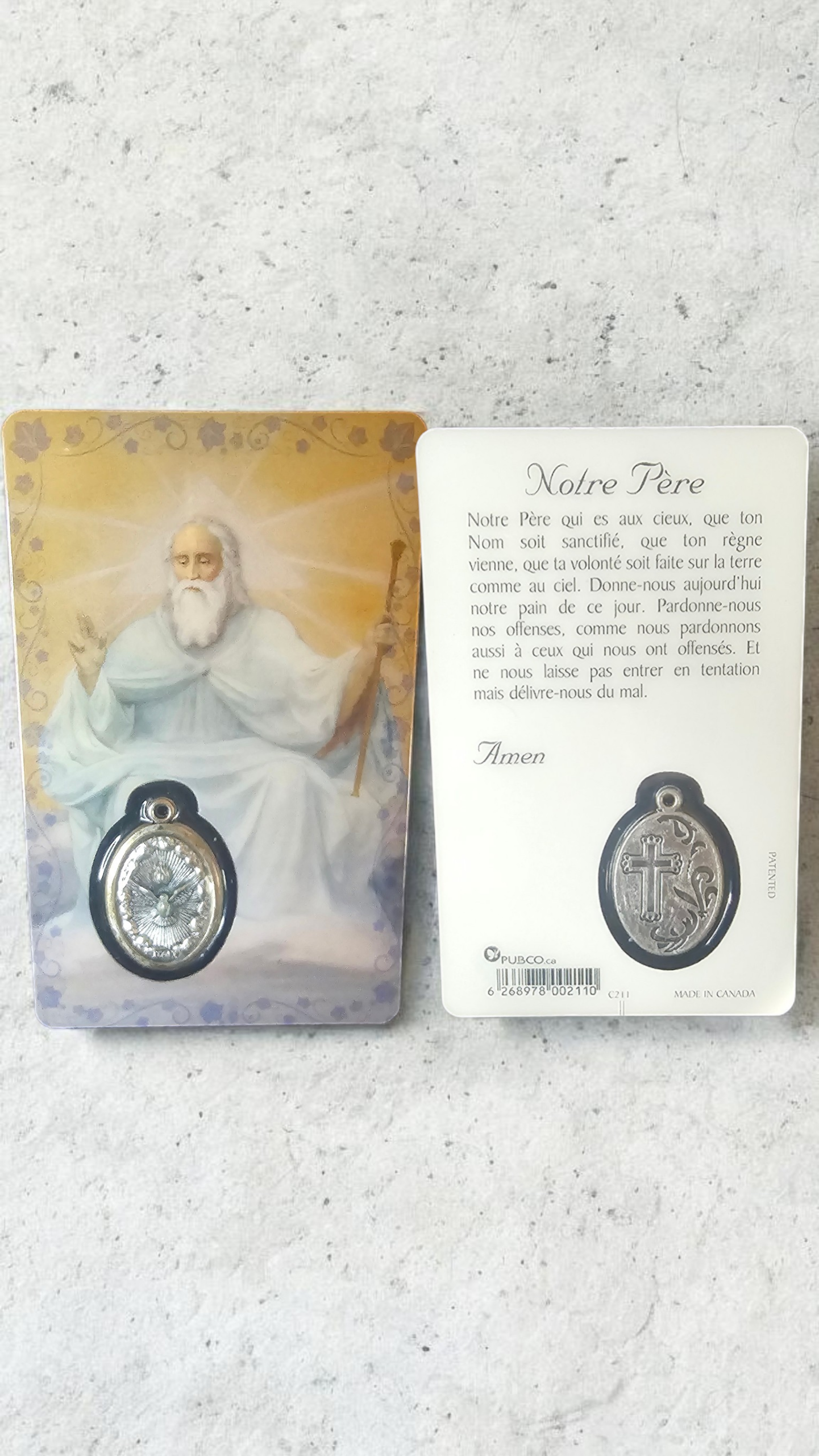 Médaille notre père