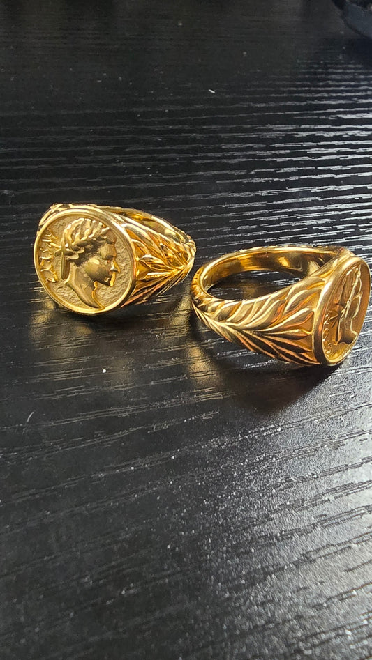 Bague pièces napoléon